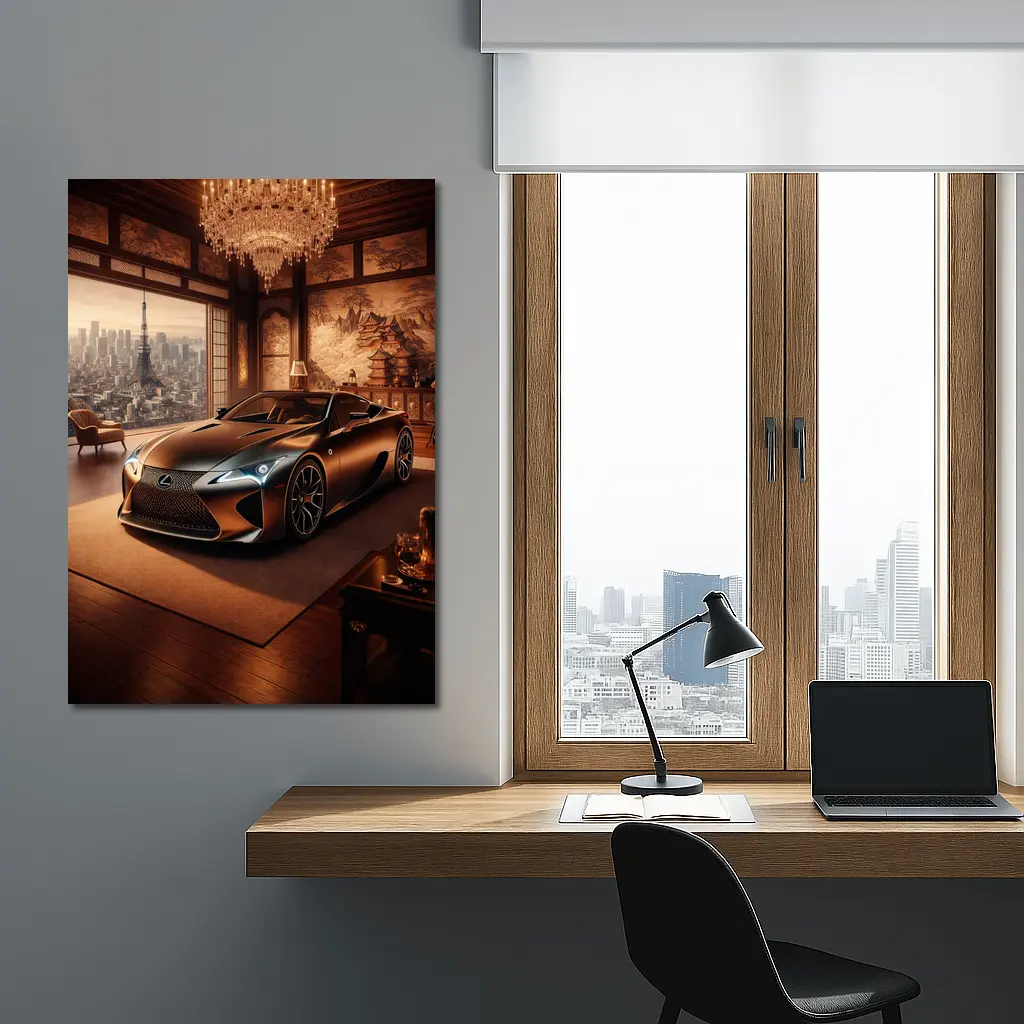 Lexus LC Tokyo Luxury Interior Room – Wall Art