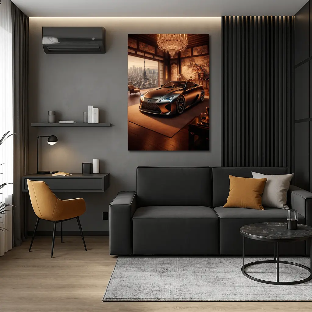 Lexus LC Tokyo Luxury Interior Room – Wall Art