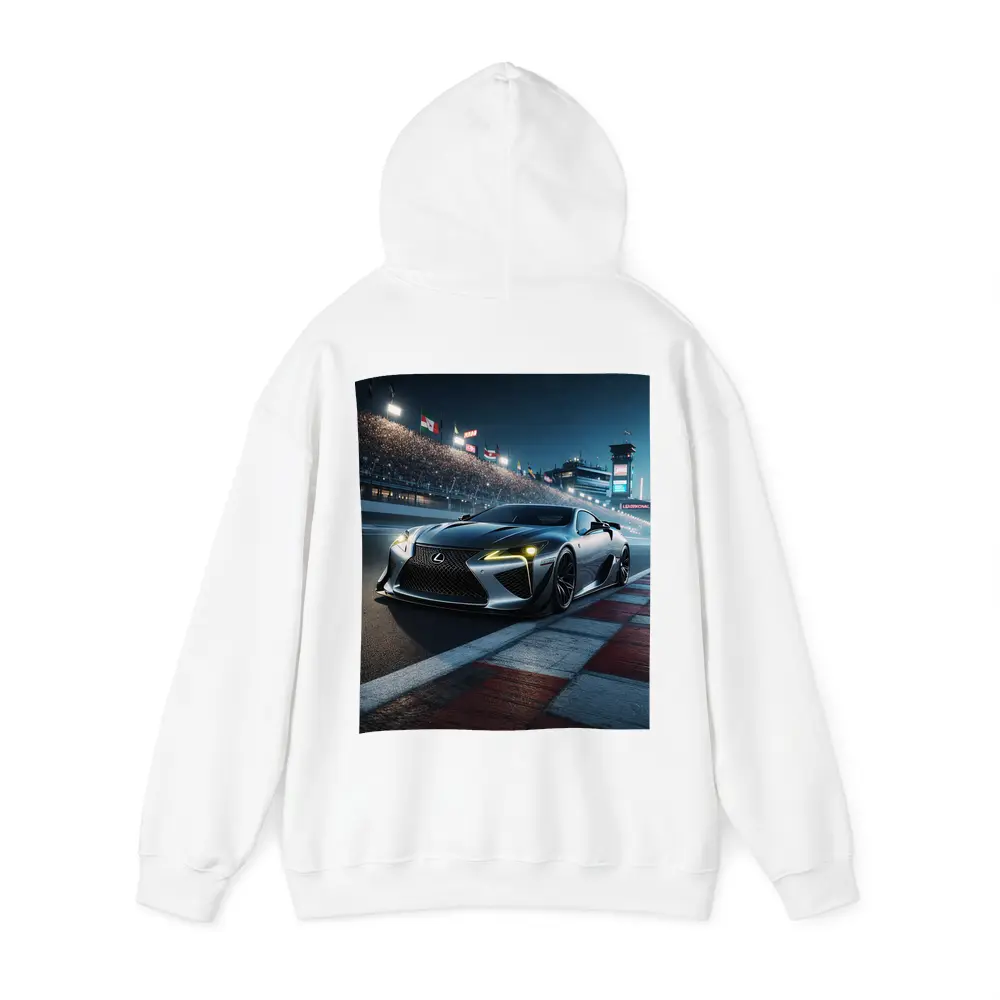 Lexus LFA On Race Track At Night – Hoodies