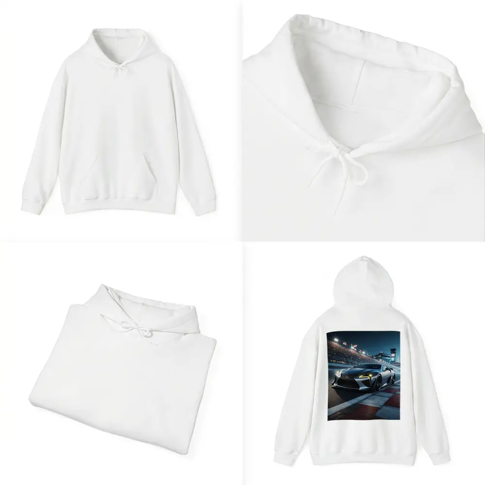 Lexus LFA On Race Track At Night – Hoodies