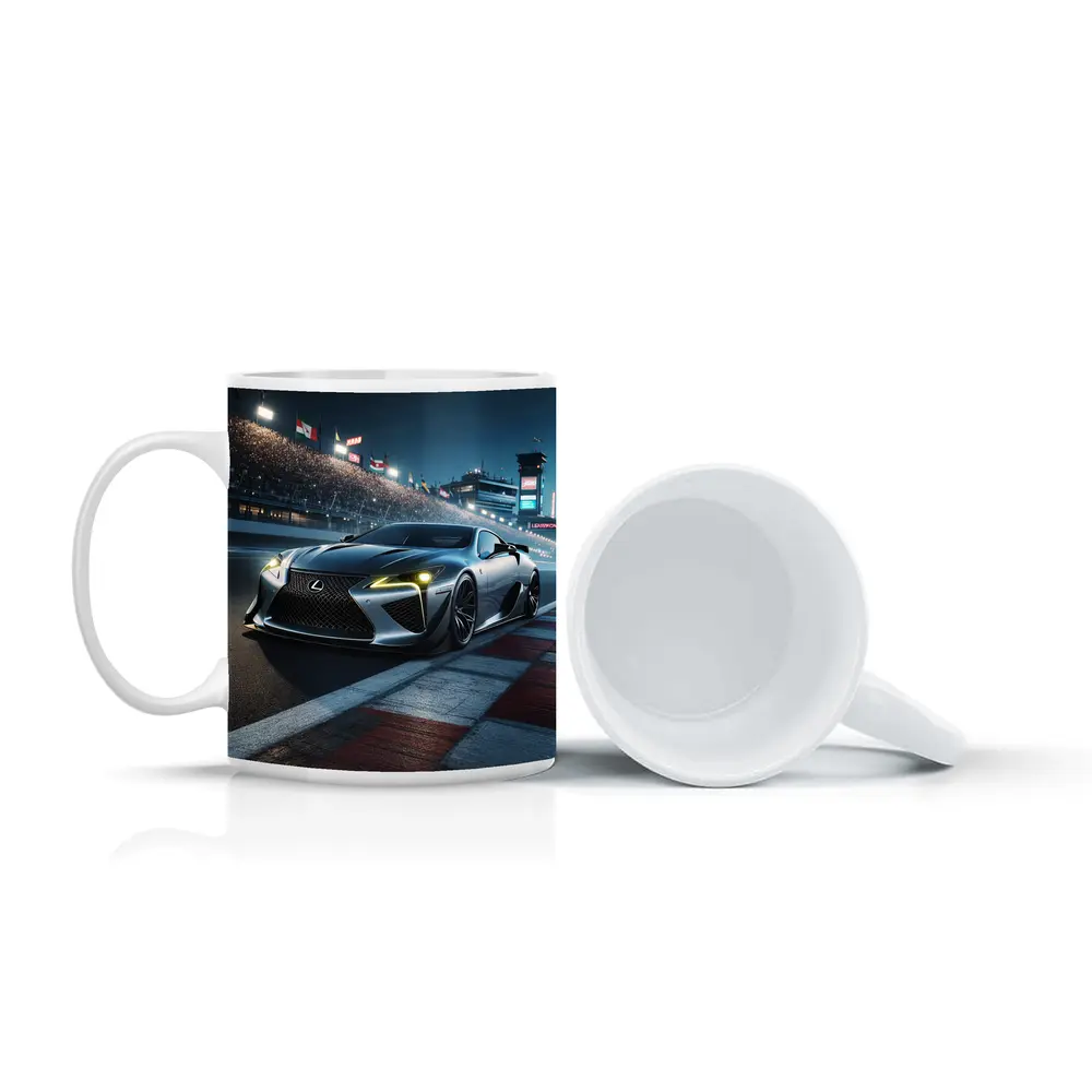 Lexus LFA On Race Track At Night – Mugs