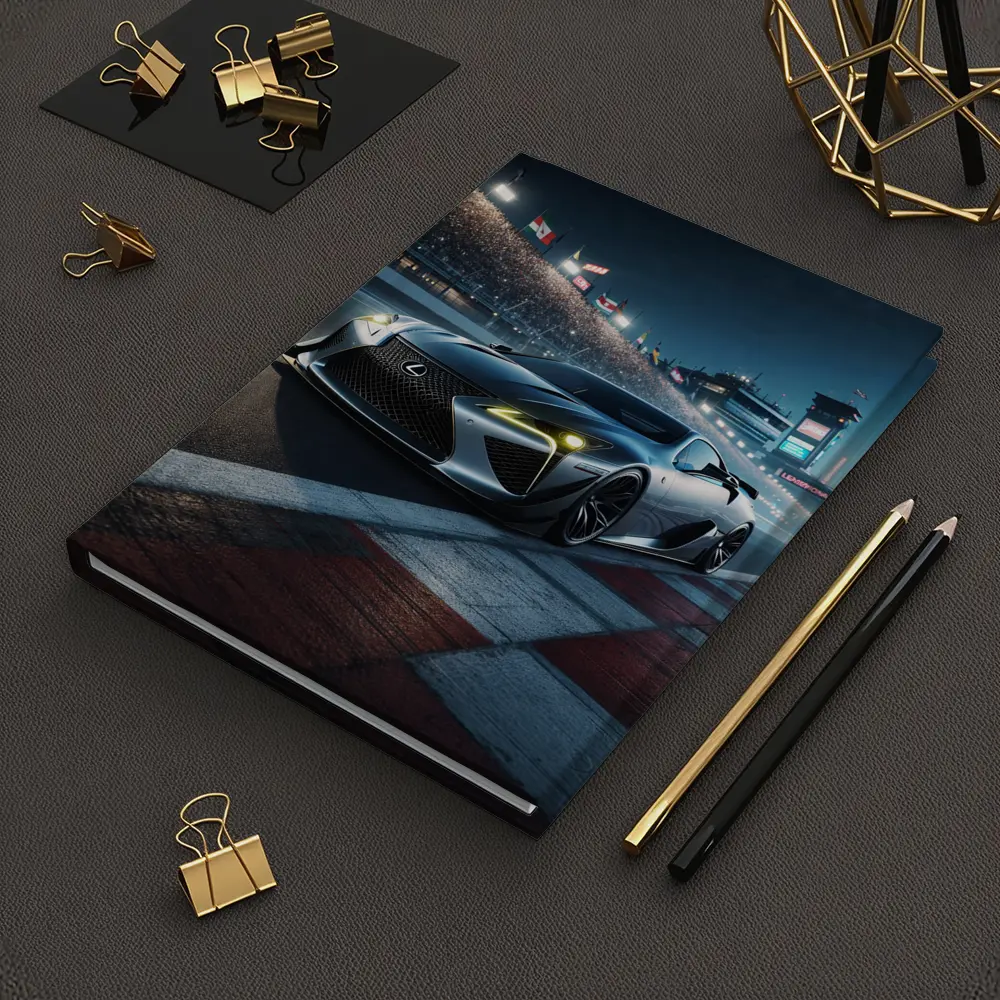 Lexus LFA On Race Track At Night – Notebooks
