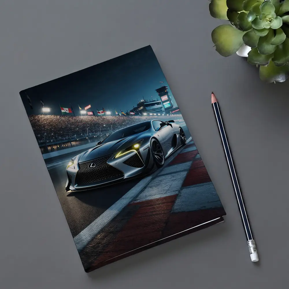 Lexus LFA On Race Track At Night – Notebooks