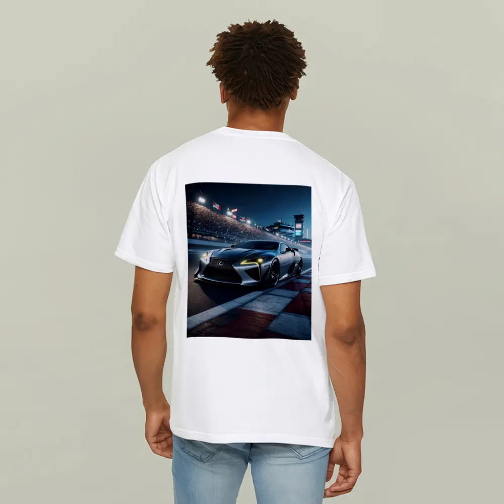 Lexus LFA On Race Track At Night – T-Shirts