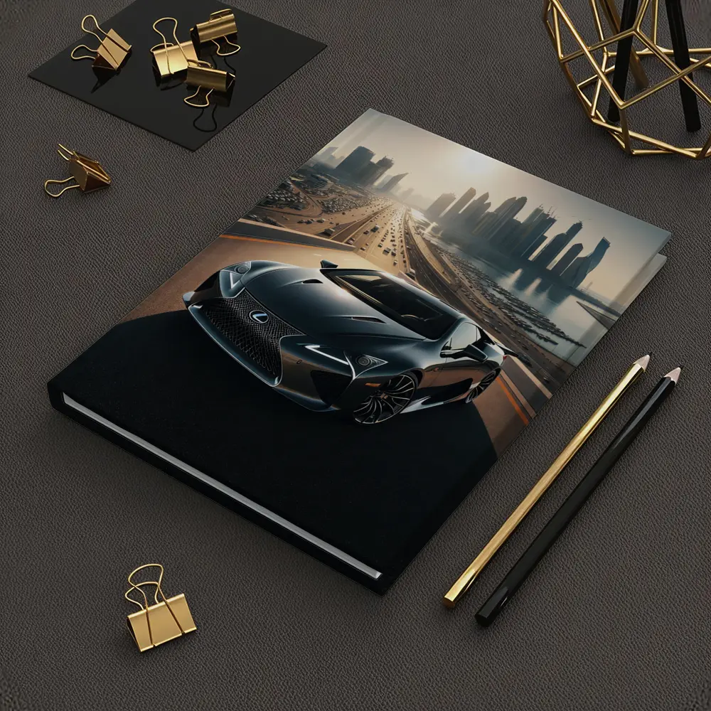 Lexus LC Dubai Skyline Sunset Drive – Notebooks