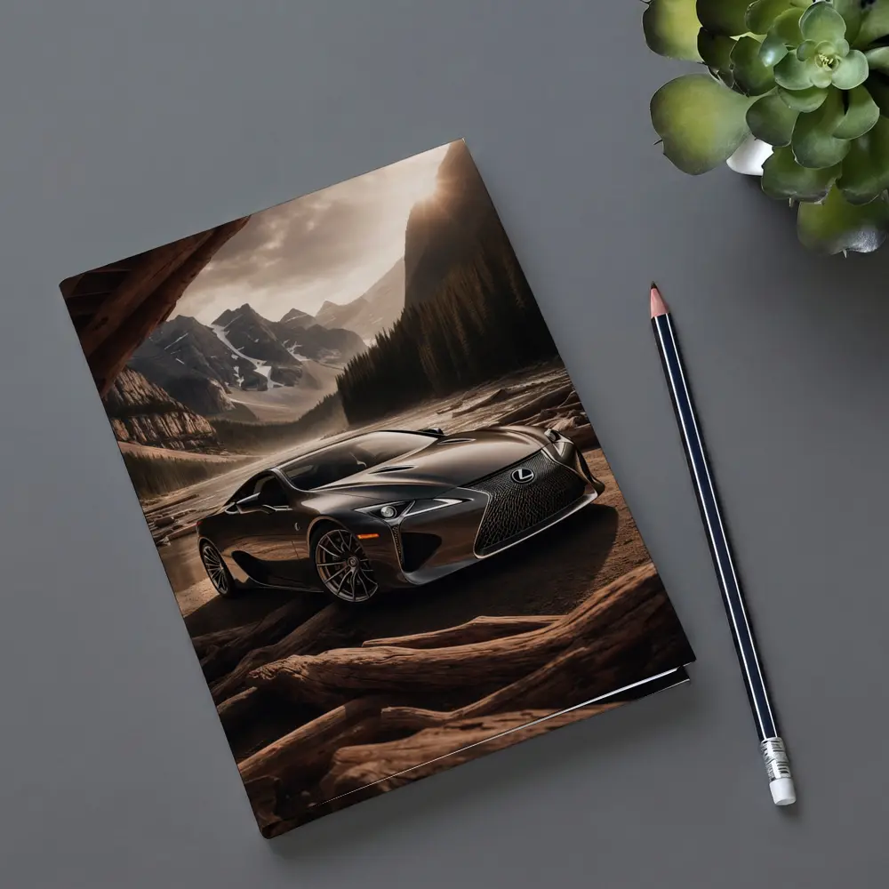 Lexus LC Mountain Wilderness Dramatic Landscape – Notebooks