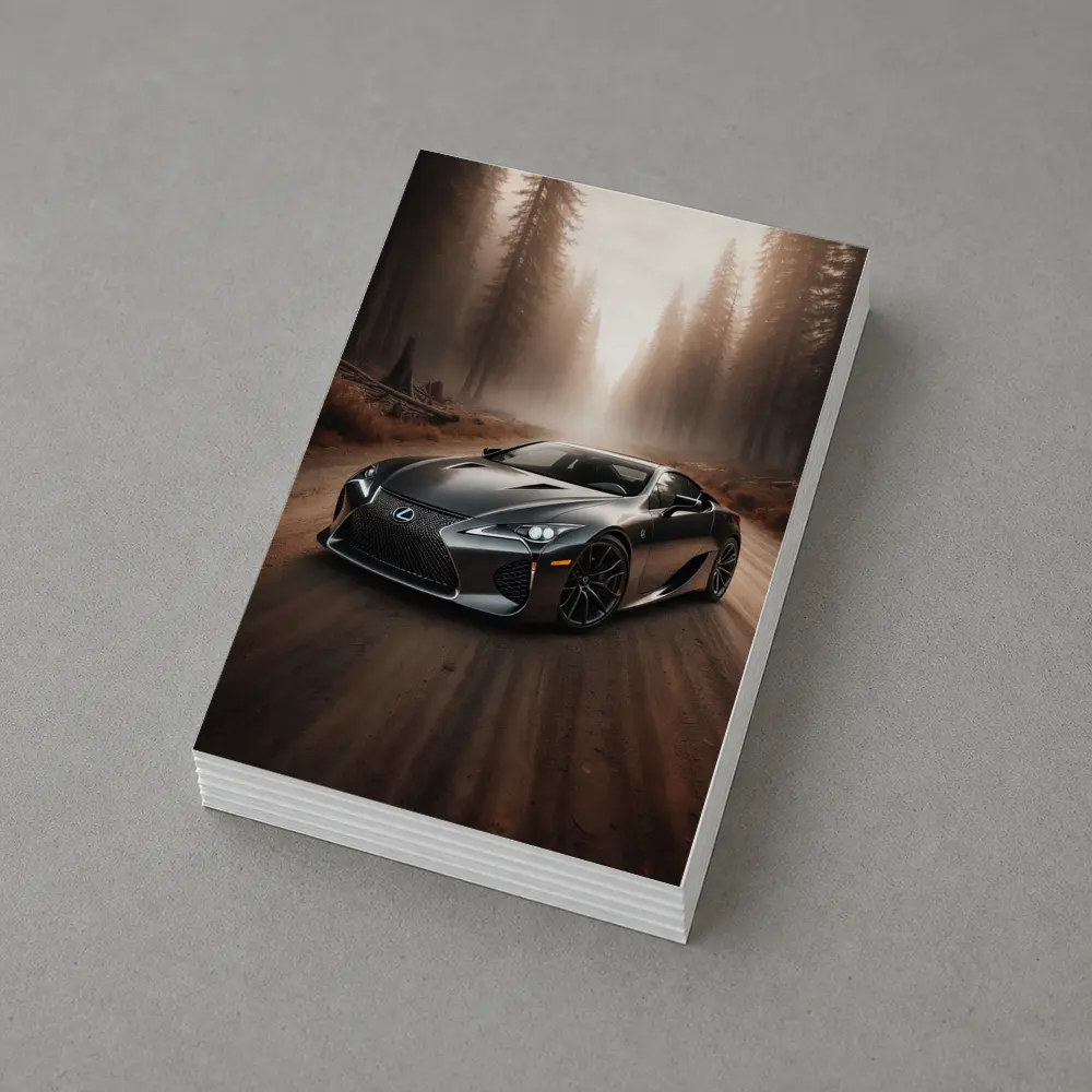 Lexus LC Dark Forest Road Drive – Postcards