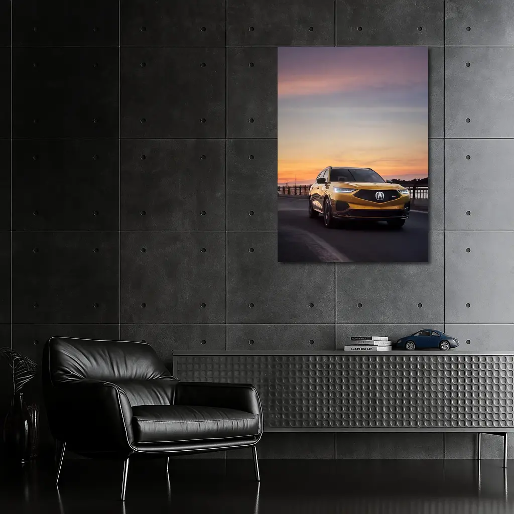 Acura MDX Type S Sunset Bridge Drive – Wall Art
