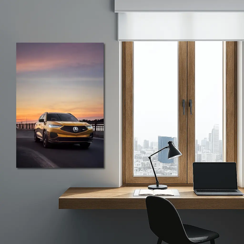 Acura MDX Type S Sunset Bridge Drive – Wall Art