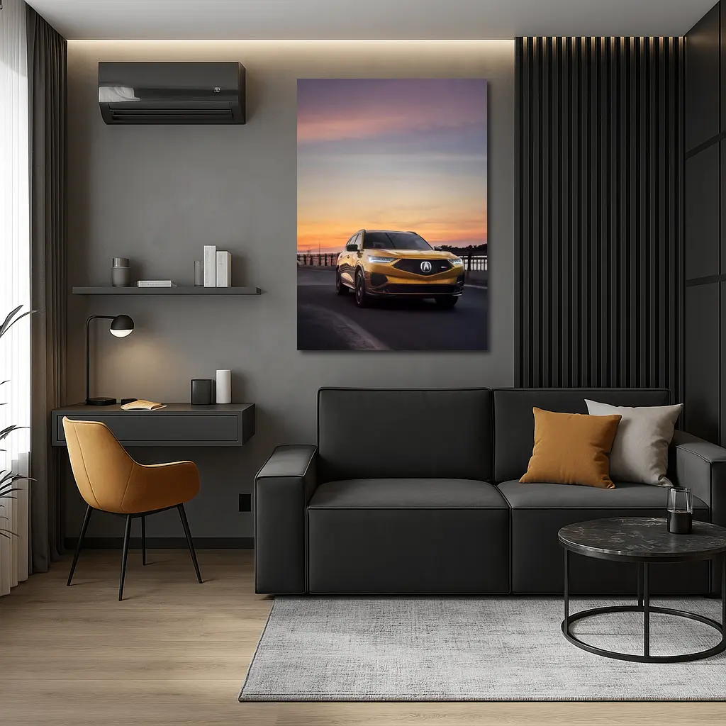Acura MDX Type S Sunset Bridge Drive – Wall Art