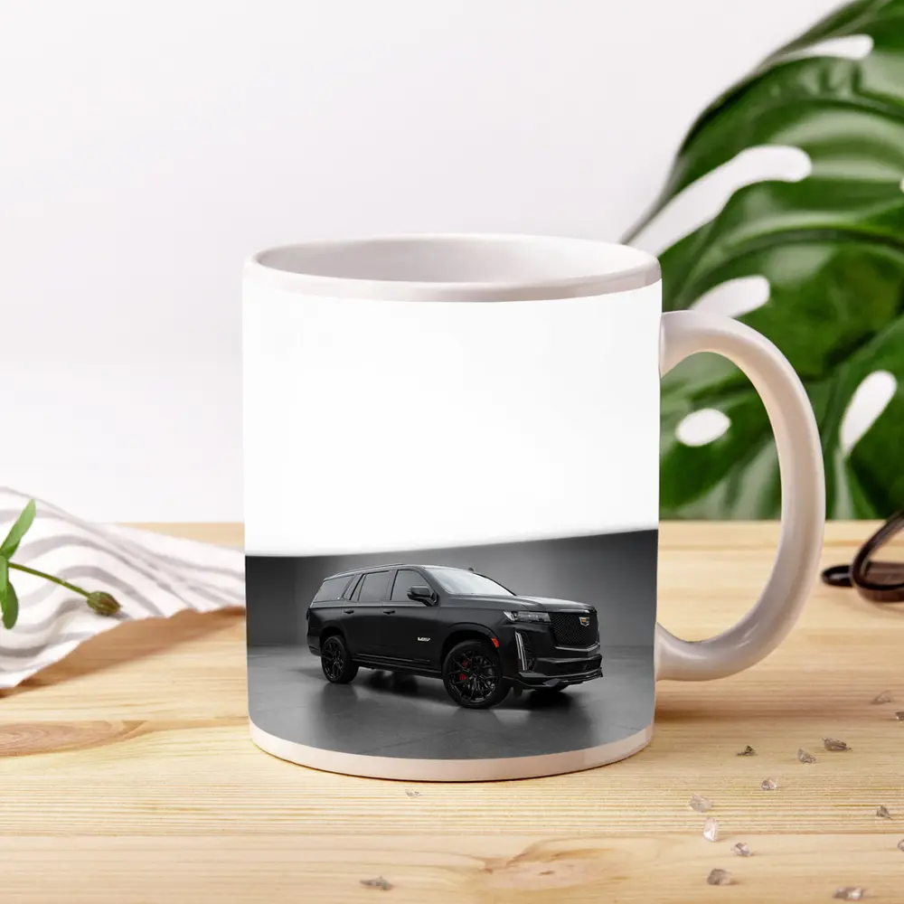 Cadillac Escalade V Black Studio Setting – Mugs