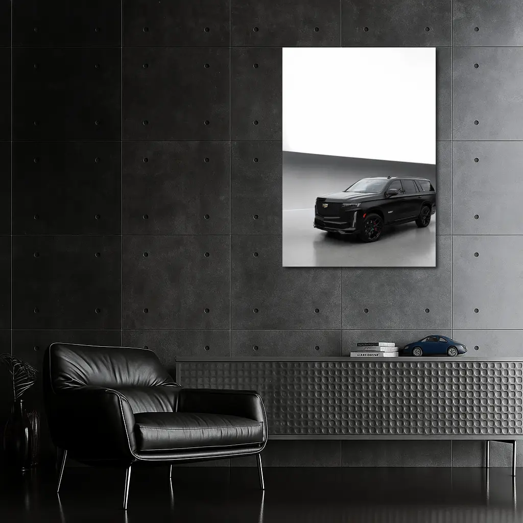 Cadillac Escalade V Black Studio Shot – Wall Art