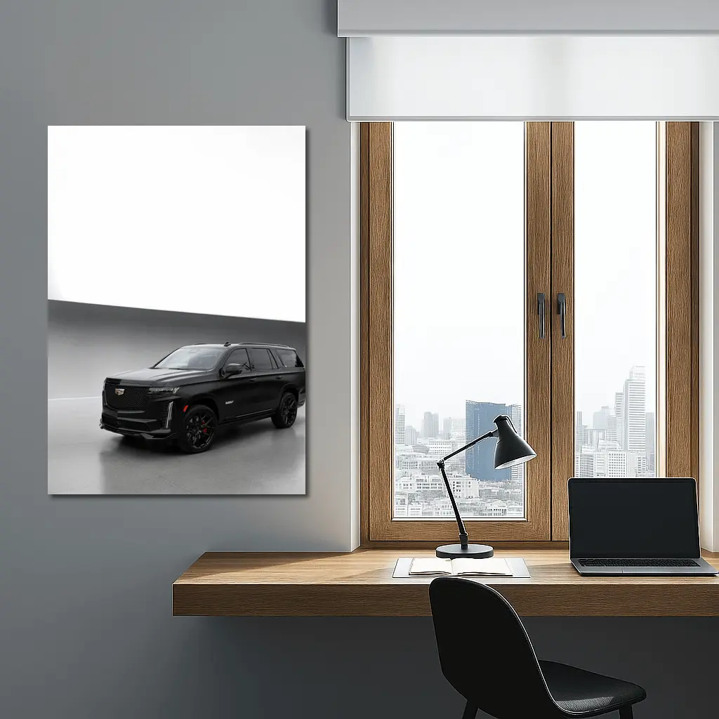 Cadillac Escalade V Black Studio Shot – Wall Art