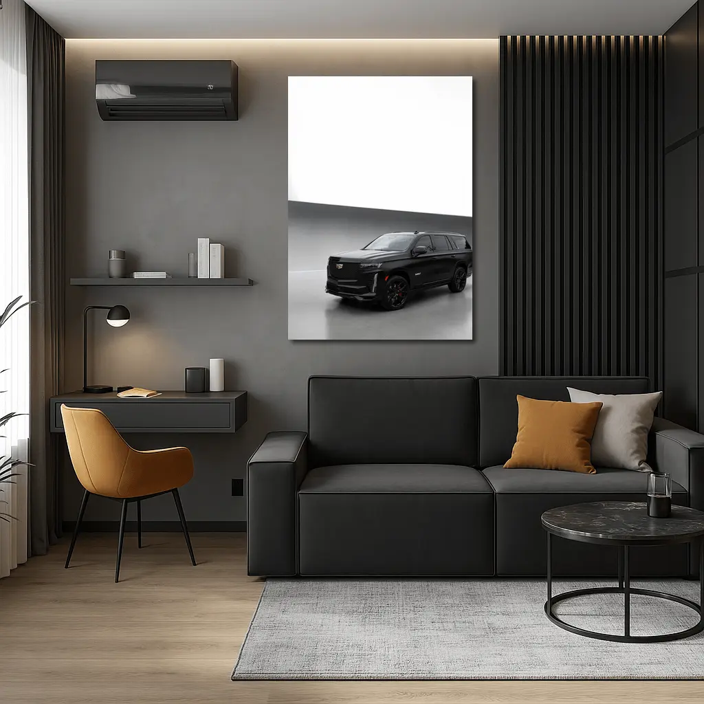 Cadillac Escalade V Black Studio Shot – Wall Art
