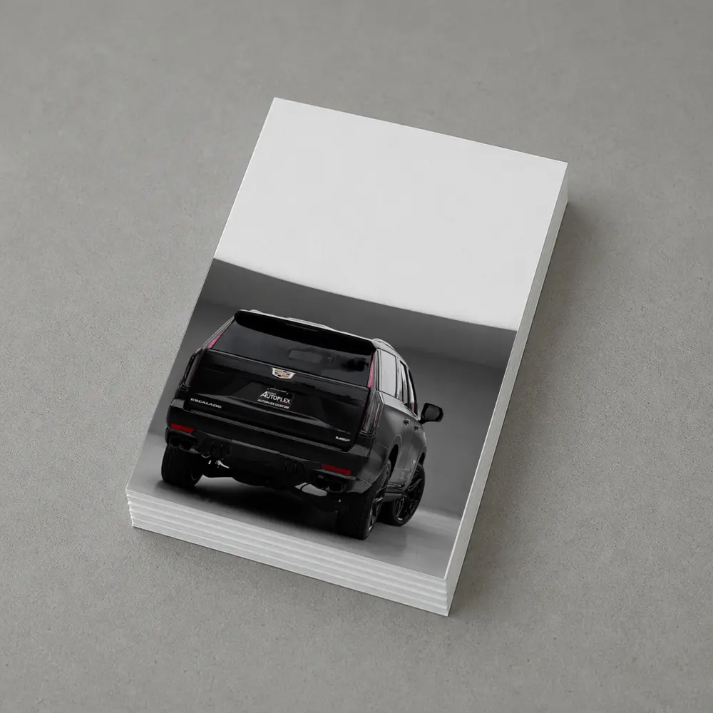 Cadillac Escalade V Black Studio Rear View – Postcards