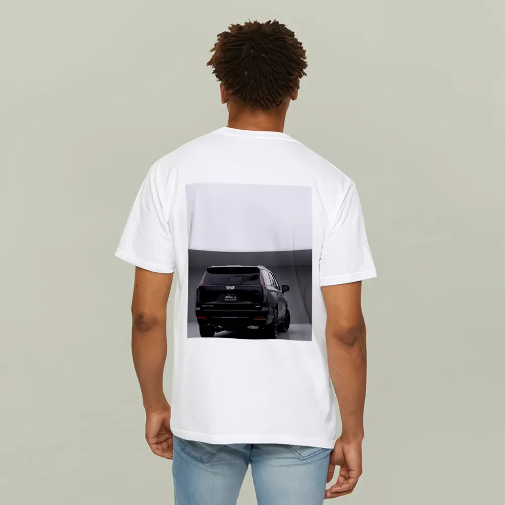 Cadillac Escalade V Black Studio Rear View – T-Shirts