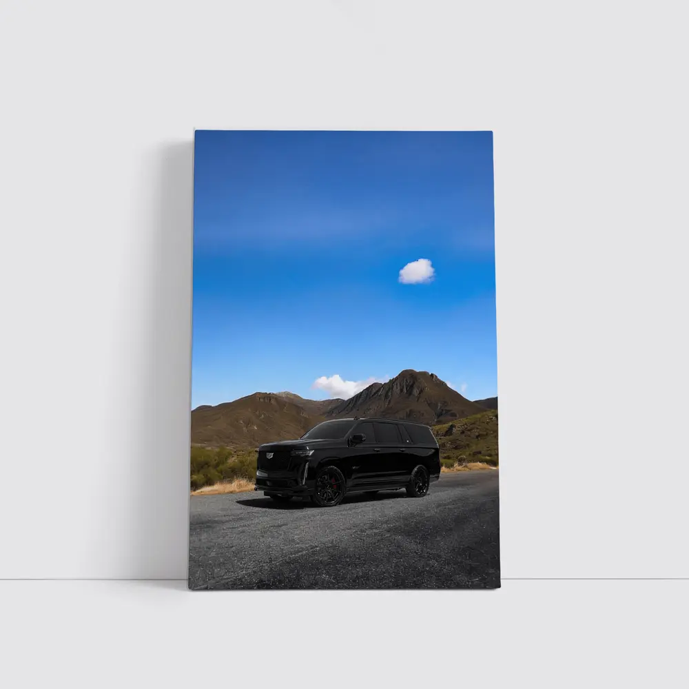 Cadillac Escalade ESV Black Mountain Road – Wall Art