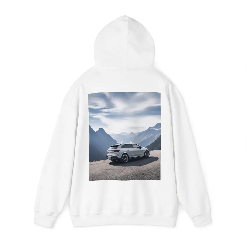 Mercedes AMG EQE SUV Alpine Mountain Road – Hoodies