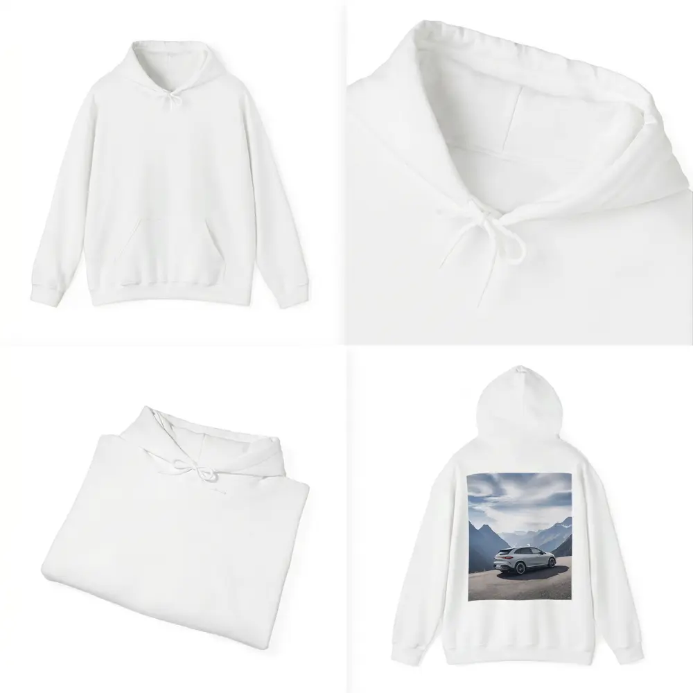 Mercedes AMG EQE SUV Alpine Mountain Road – Hoodies