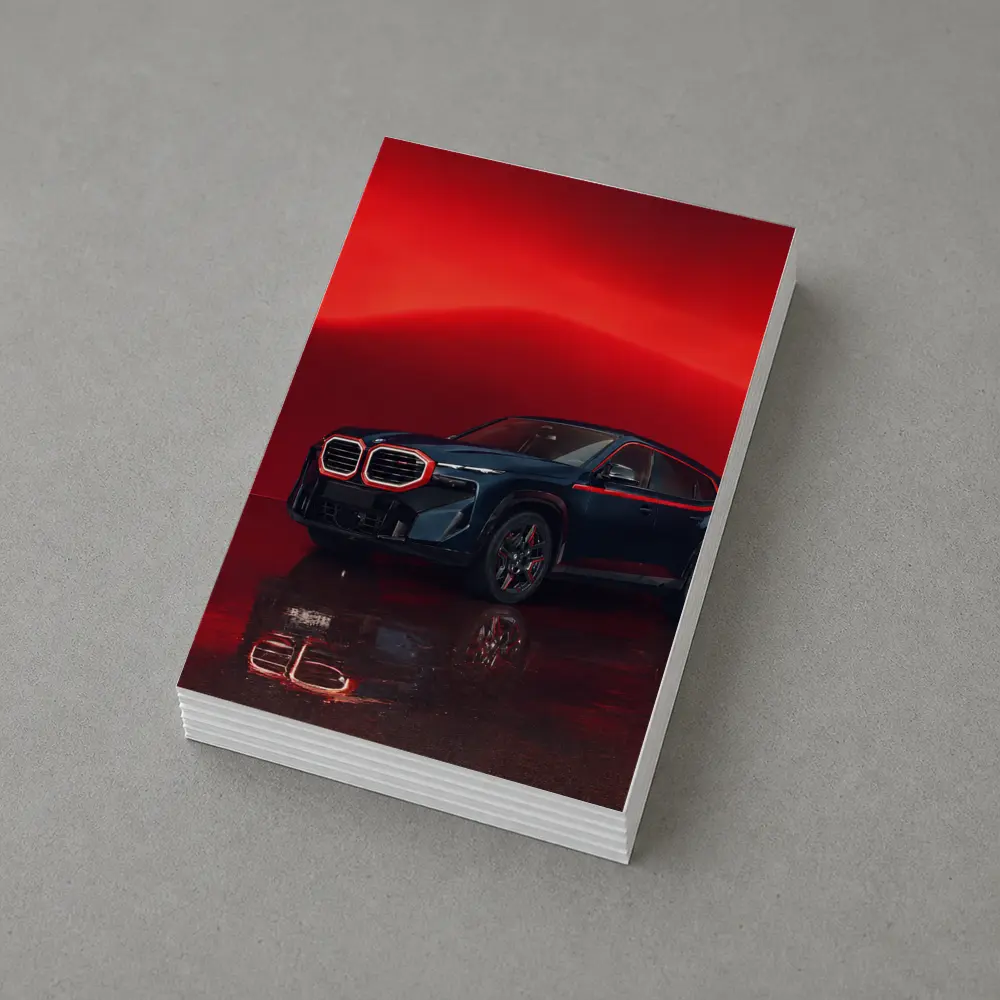 BMW XM Label Red Dark Studio – Postcards