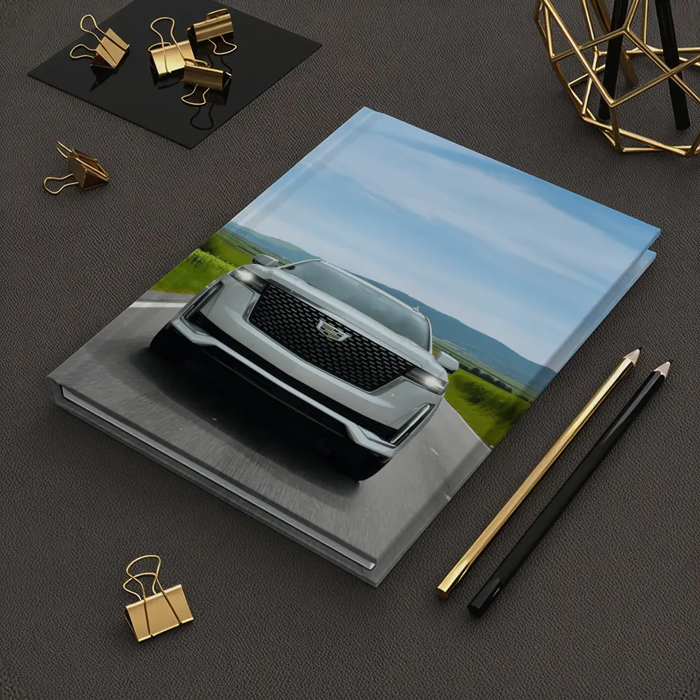 Cadillac Escalade White SUV Open Road – Notebooks