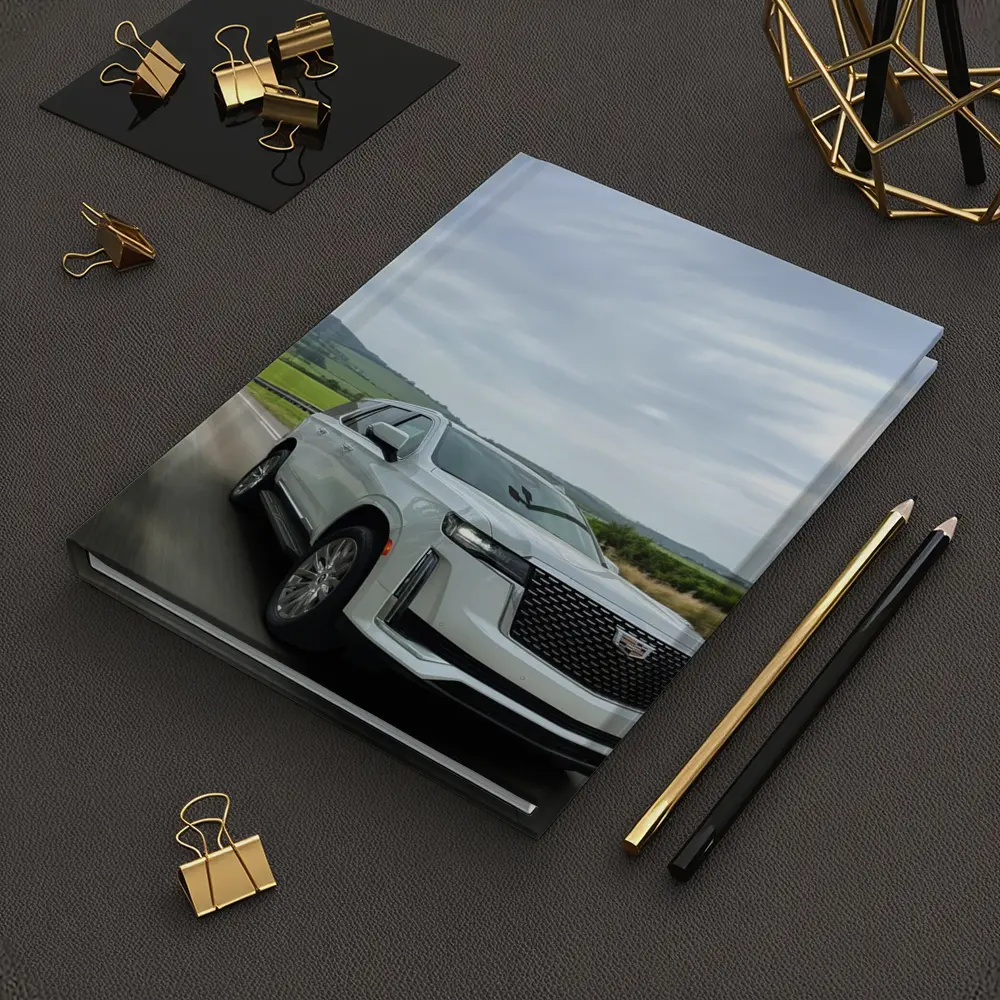 Cadillac Escalade White SUV Open Road – Notebooks