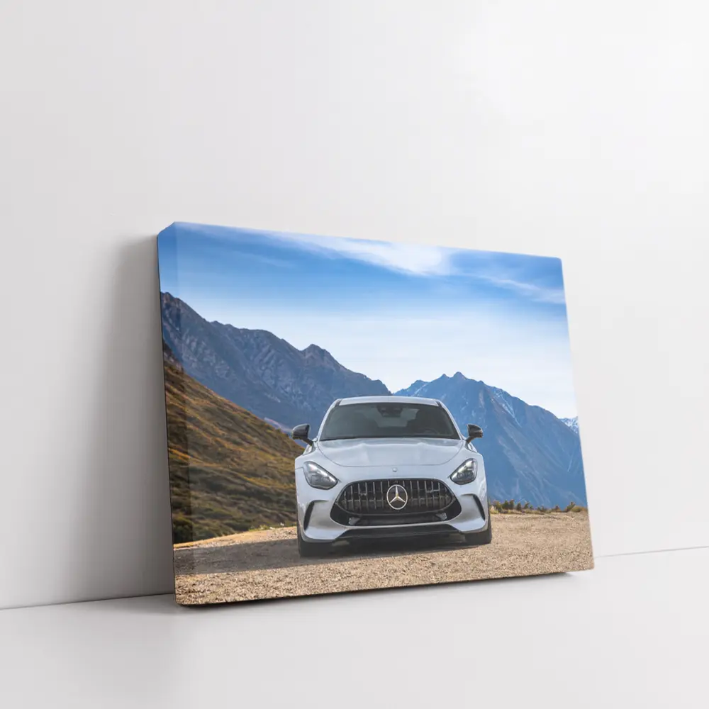 Mercedes AMG GT Coupe Mountain Road Front – Wall Art