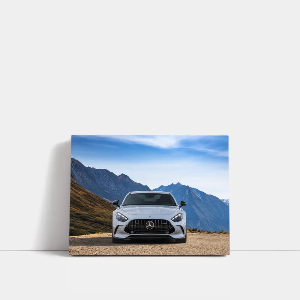 Mercedes AMG GT Coupe Mountain Road Front – Wall Art