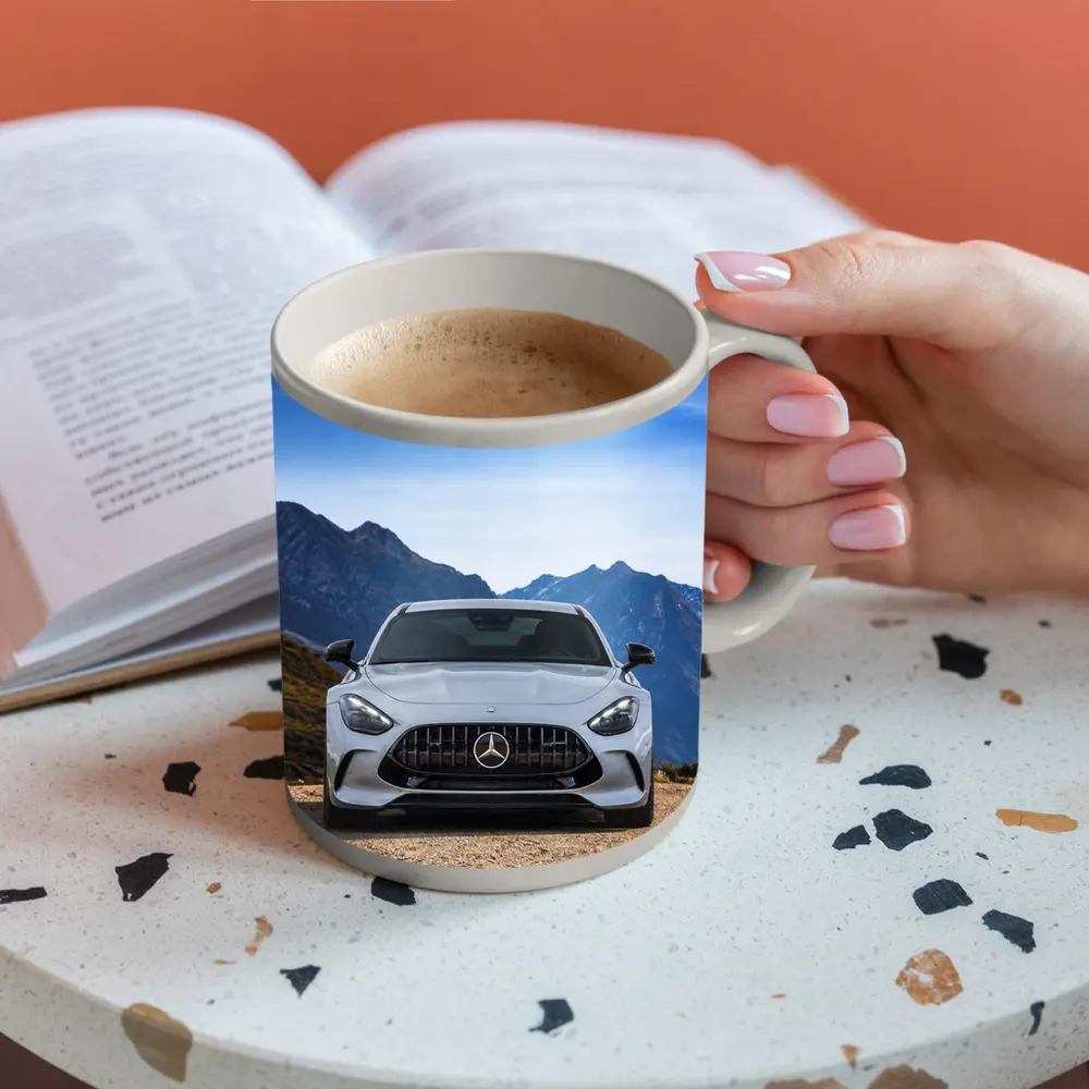 Mercedes AMG GT Coupe Mountain Road Front – Mugs