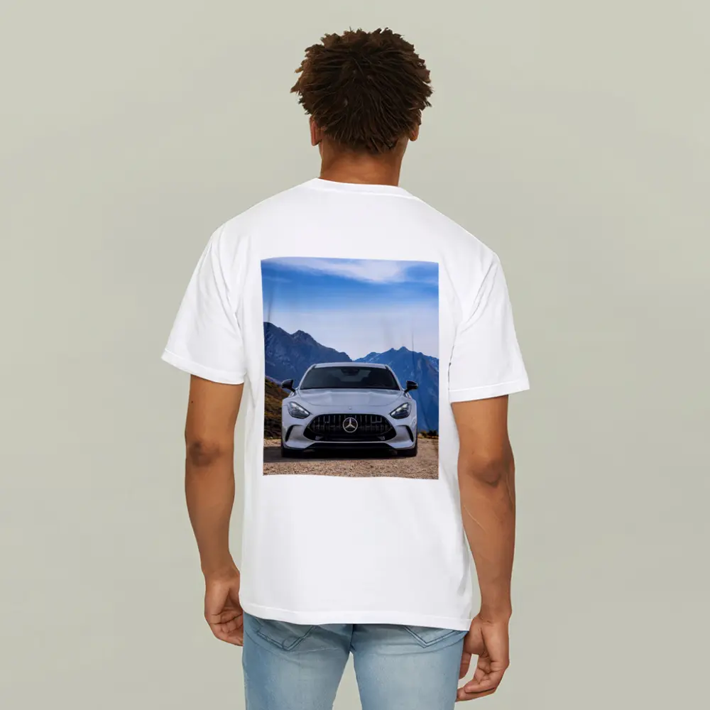 Mercedes AMG GT Coupe Mountain Road Front – T-Shirts
