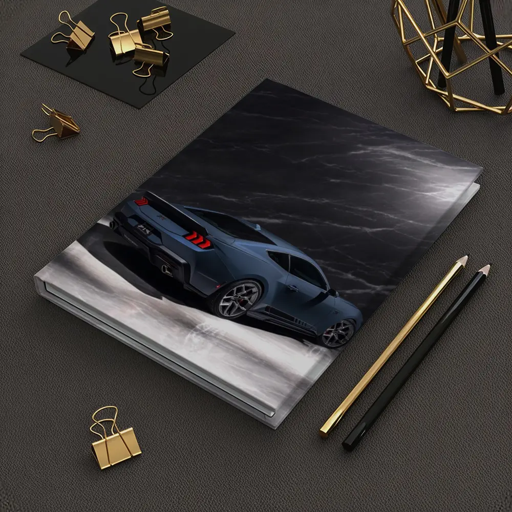 Ford Mustang RTR Dark Marble Background – Notebooks