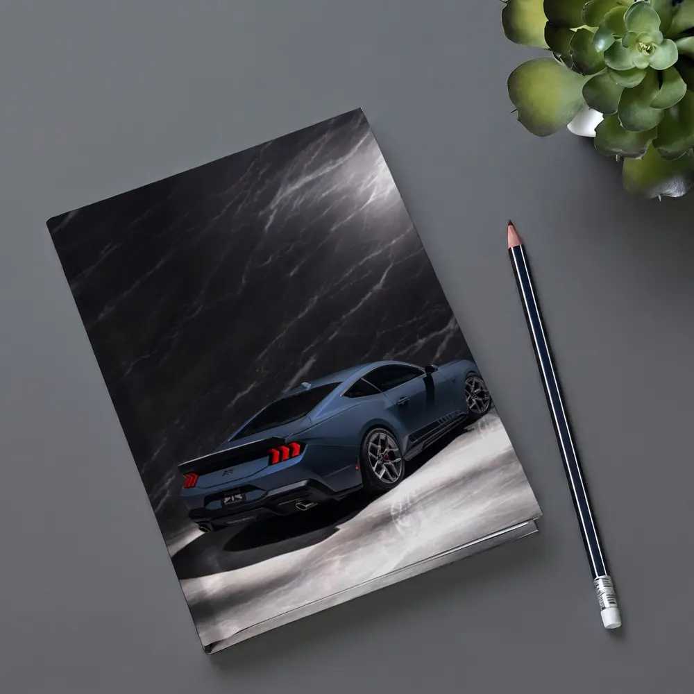 Ford Mustang RTR Dark Marble Background – Notebooks