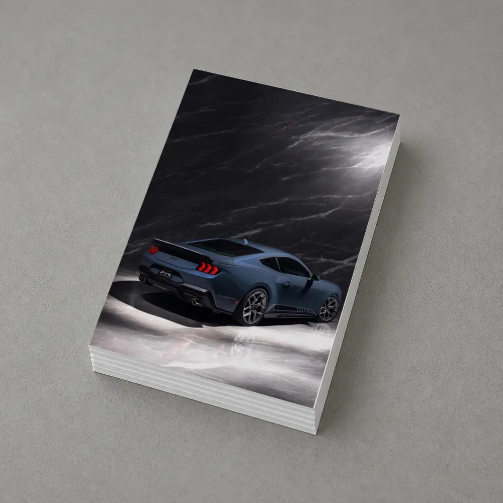 Ford Mustang RTR Dark Marble Background – Postcards