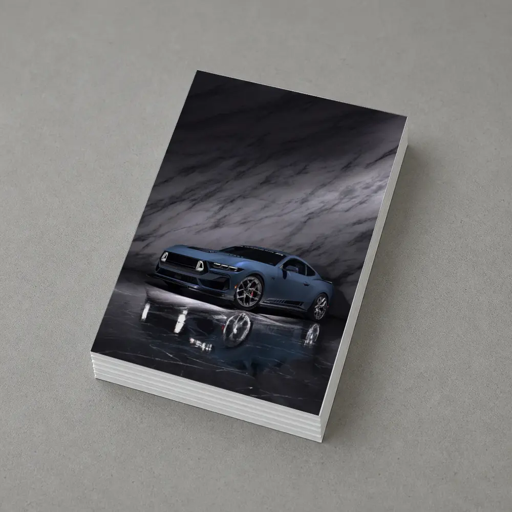 Ford Mustang RTR Spec Blue Marble Studio – Postcards