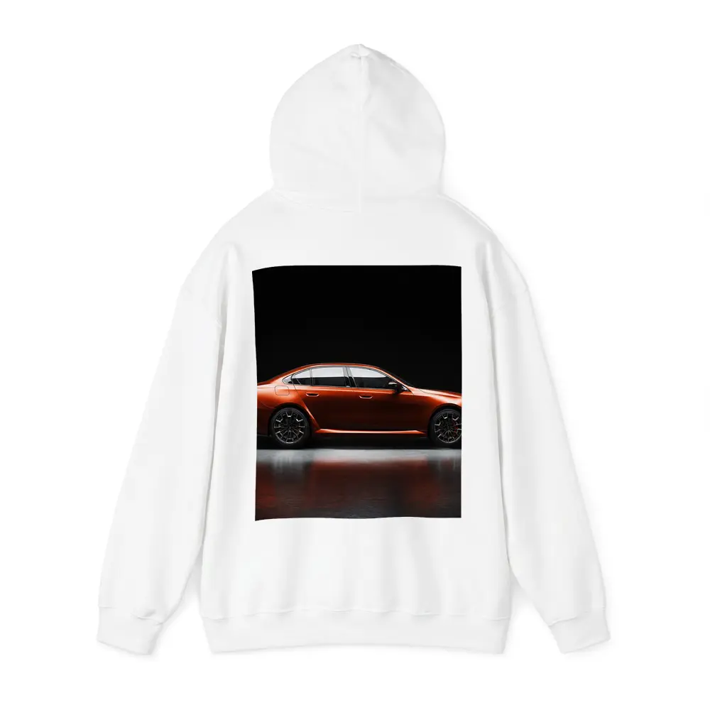 BMW Five Series Orange Dark Studio Side – Hoodies