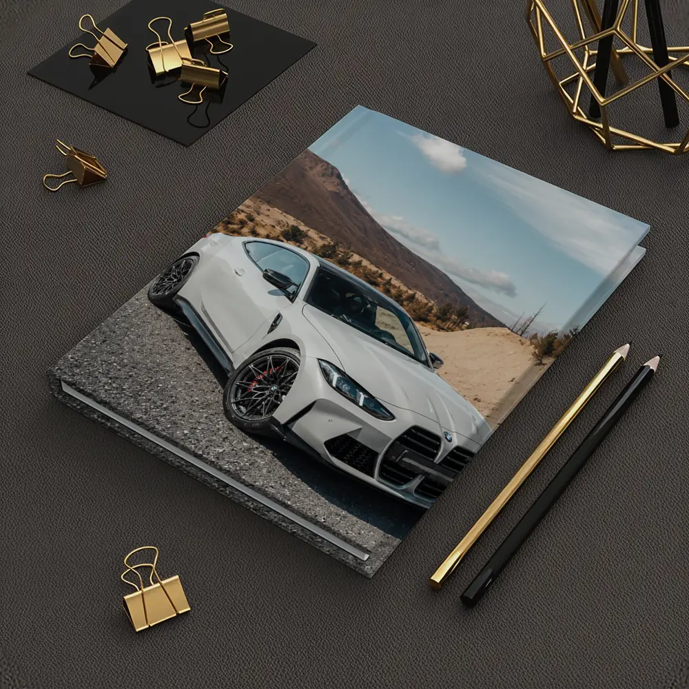 BMW M4 White Coupe Mountain Road – Notebooks