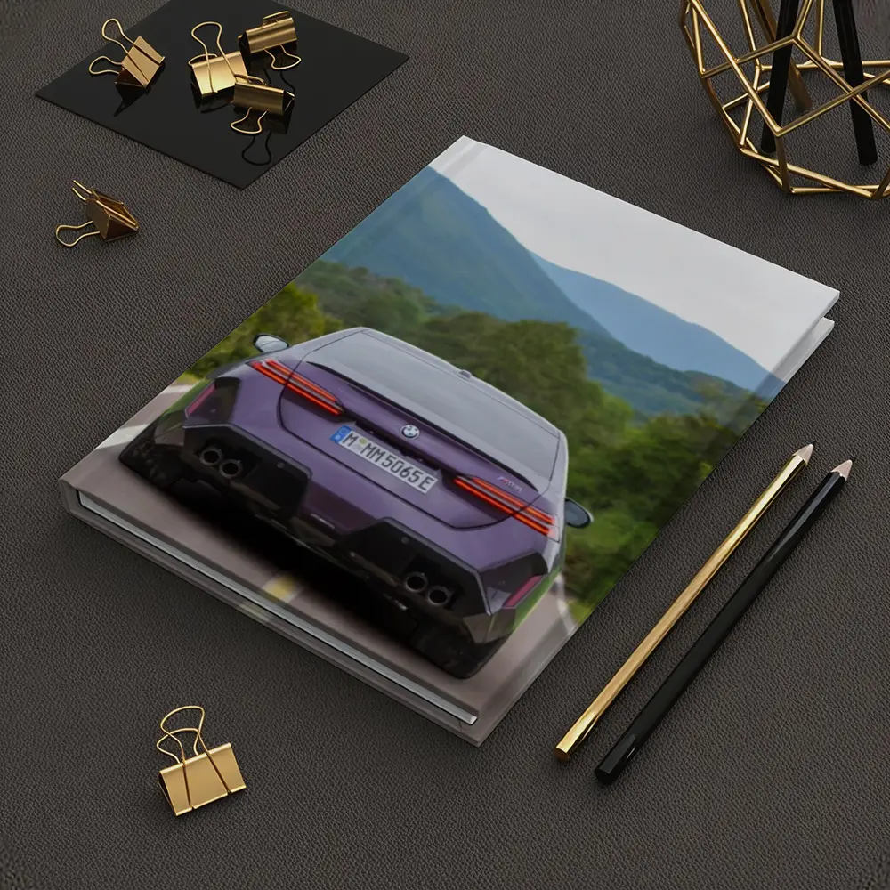 BMW M5 Purple Sedan Mountain Road Drive – Notebooks