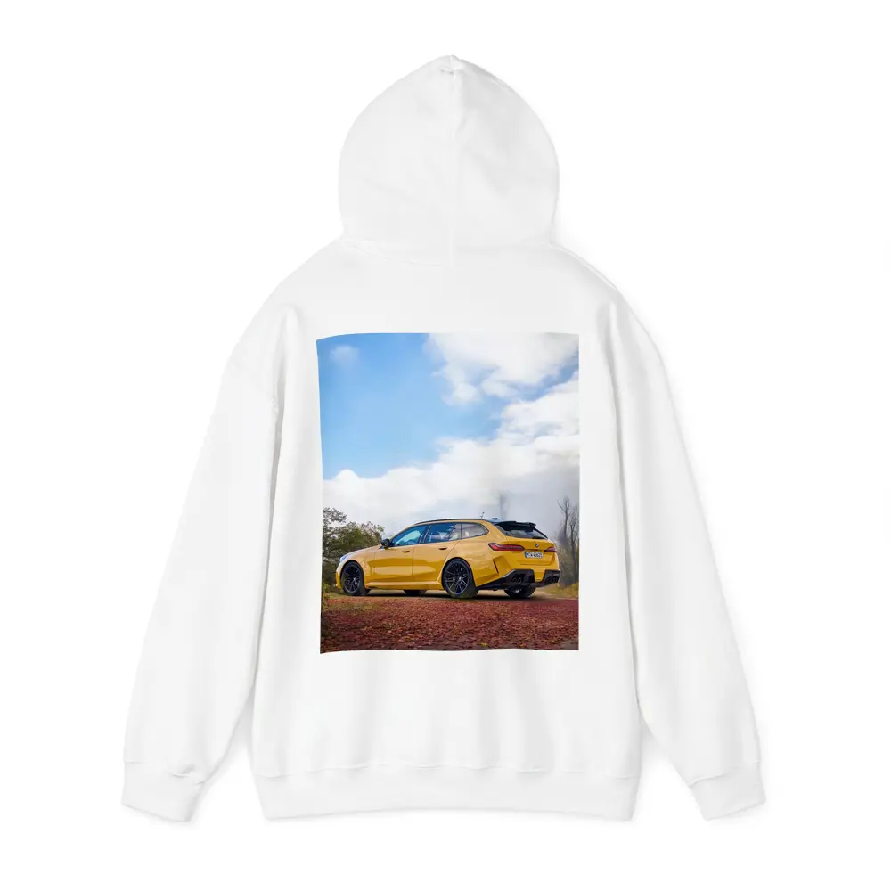 BMW M3 Touring Yellow Autumn Countryside – Hoodies