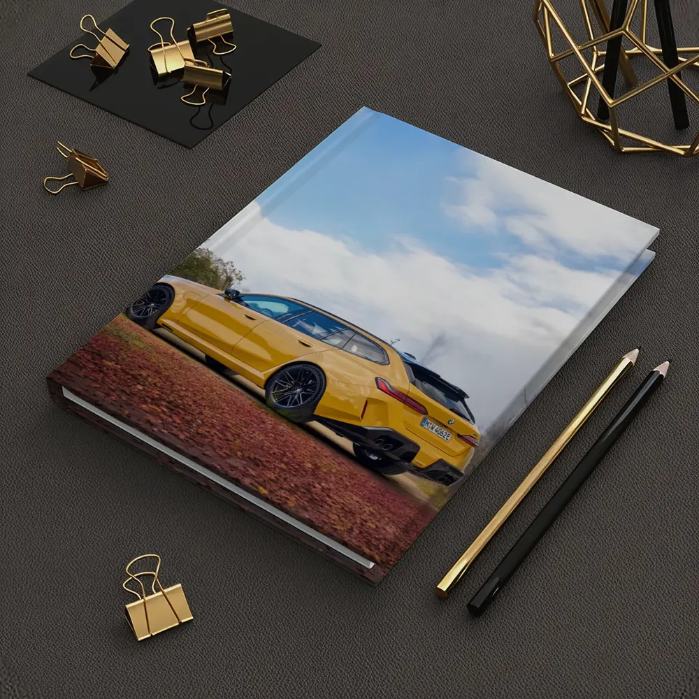 BMW M3 Touring Yellow Autumn Countryside – Notebooks