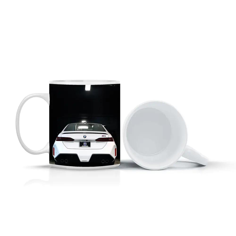 BMW M5 Rear View Dark Garage – Mugs