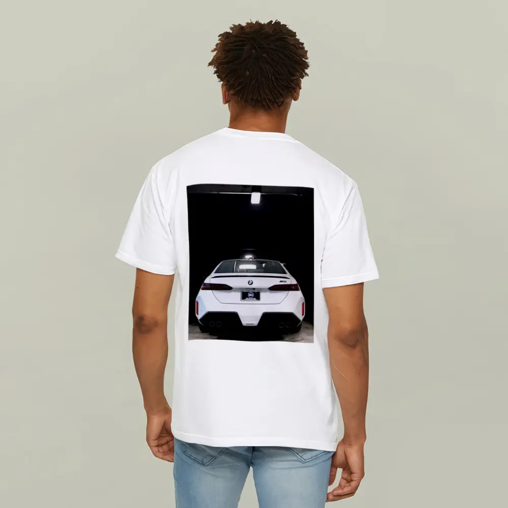BMW M5 Rear View Dark Garage – T-Shirts