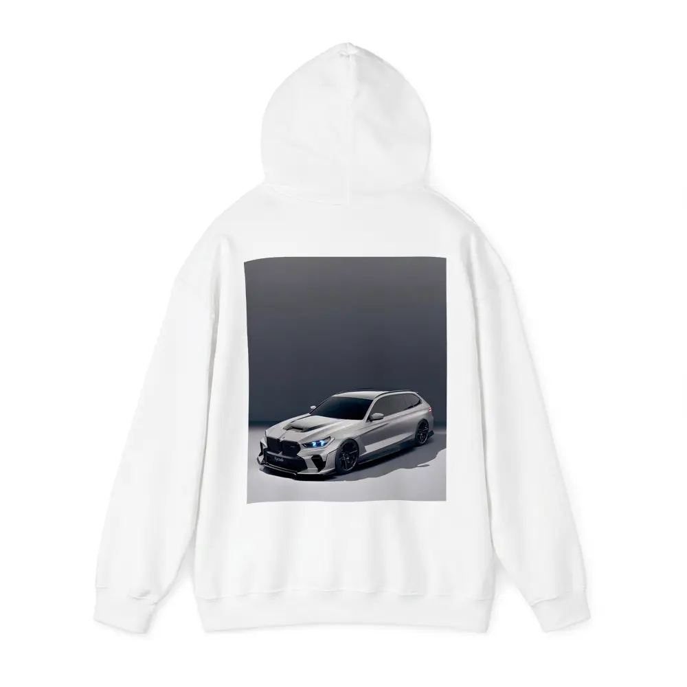 BMW M5 Touring Gray Studio Background – Hoodies