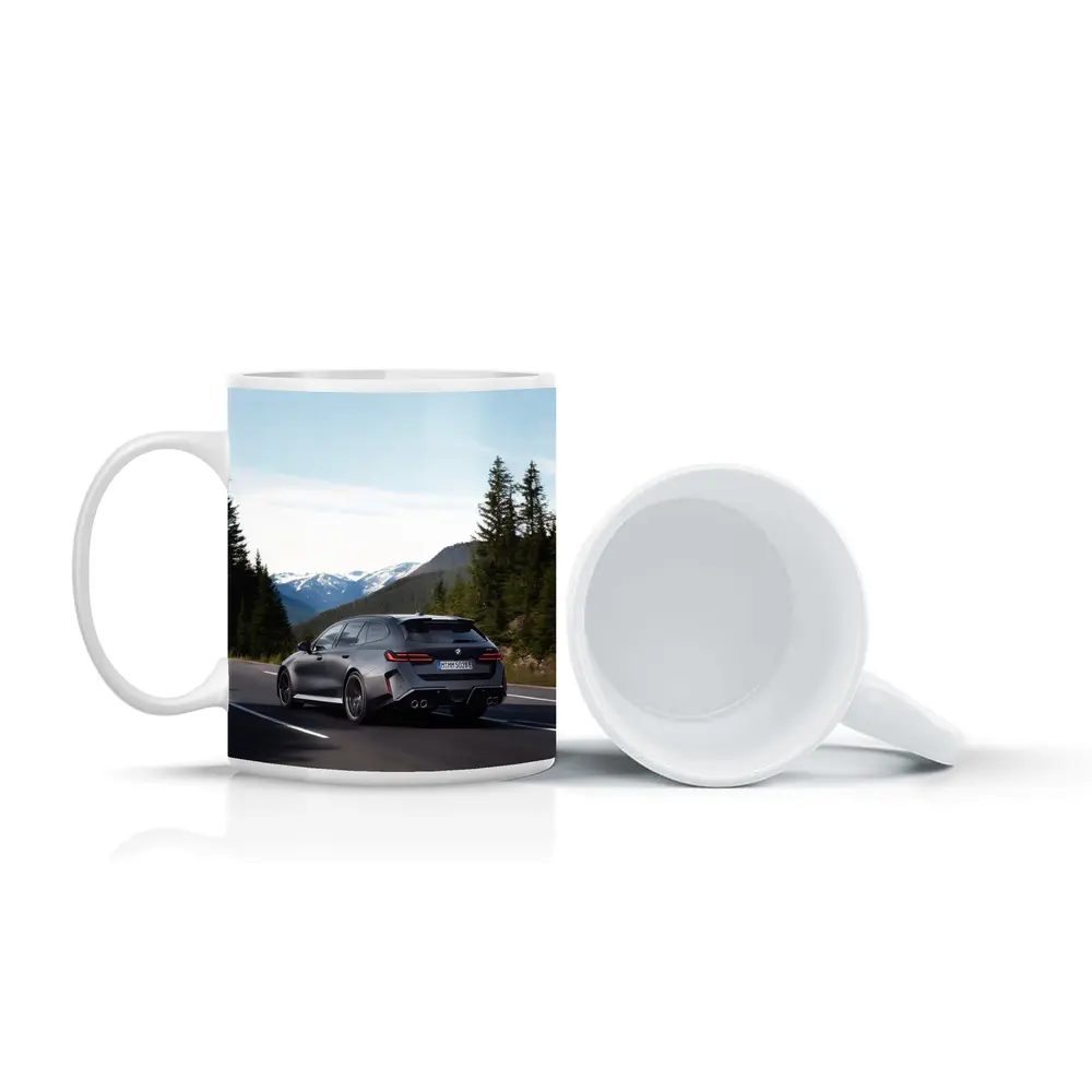 BMW M5 Touring Gray Mountain Road Drive – Mugs