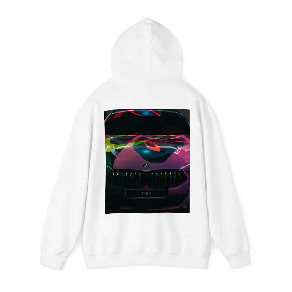 BMW 8 Series Colorful Art Car Front – Hoodies