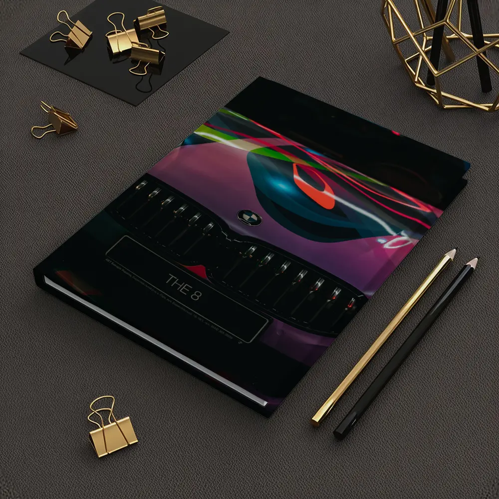 BMW 8 Series Colorful Art Car Front – Notebooks