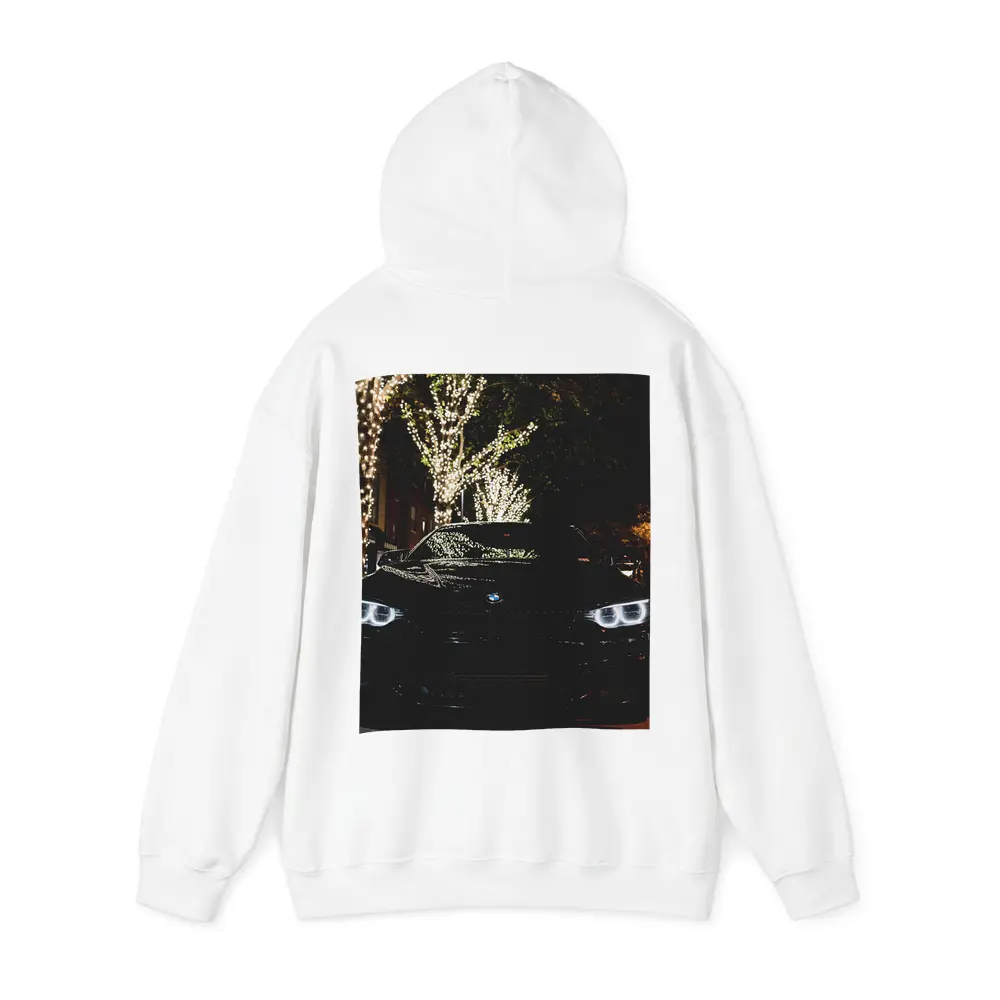 BMW Black Car City Night Lights – Hoodies