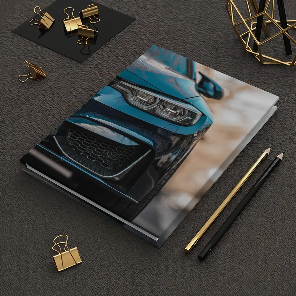 BMW M4 Teal Front View City Street – Notebooks