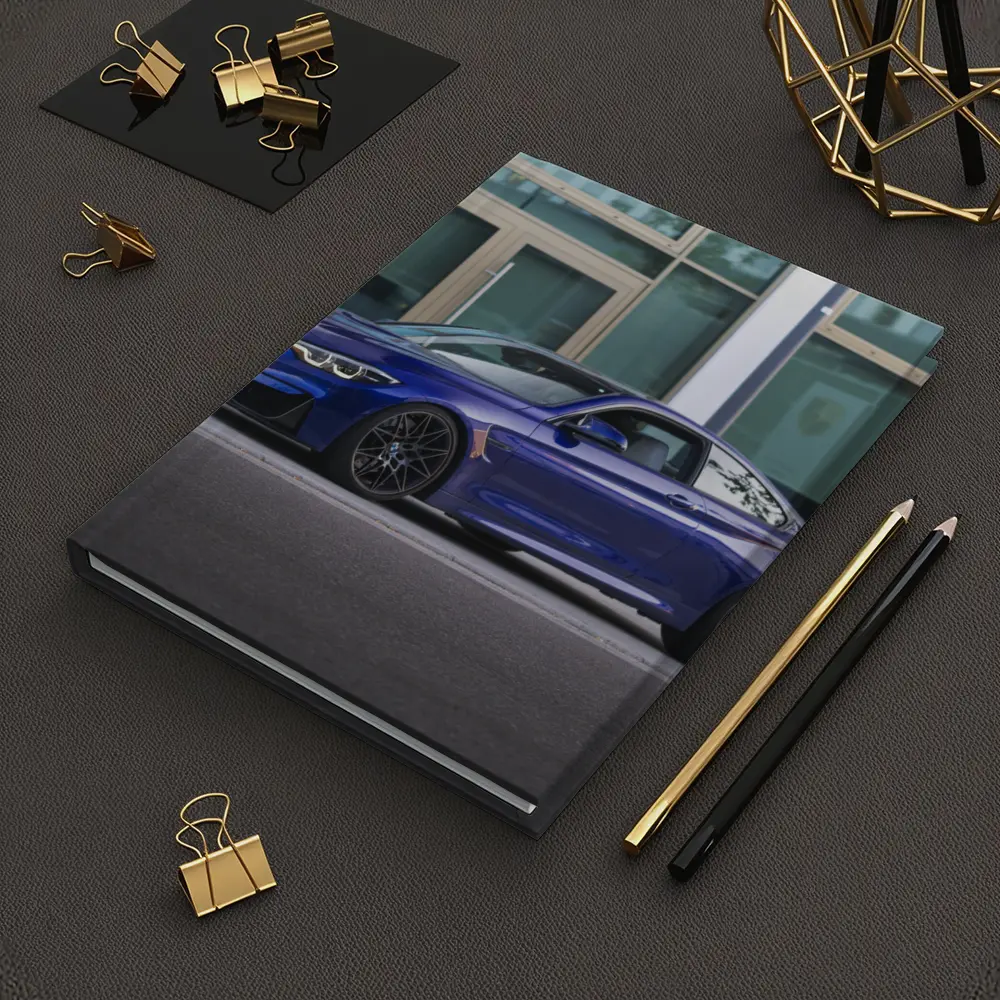 BMW M4 Blue Coupe Urban Street Scene – Notebooks