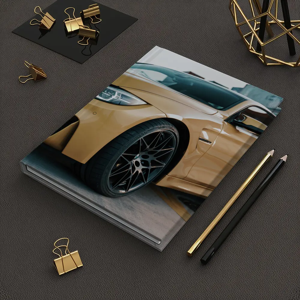 BMW M4 Gold Coupe Industrial Port Setting – Notebooks
