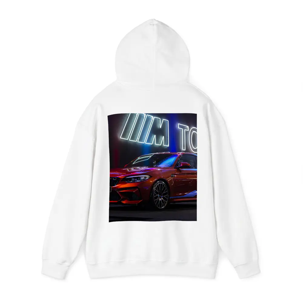 BMW M2 Red Coupe M Town Neon – Hoodies